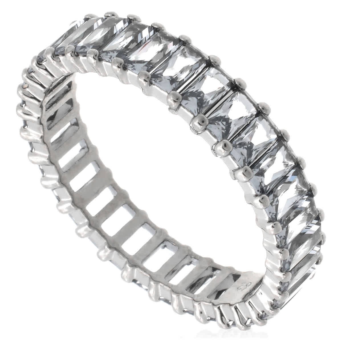 Swarovski Matrix Band Ring Ruthenium Shiny Grey