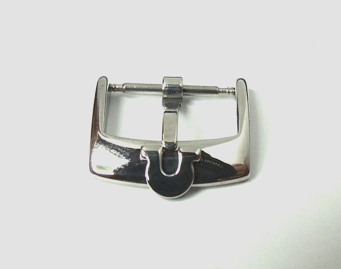 One New Omega Swiss Made Strap 20mm Buckle Silver Tone SS”