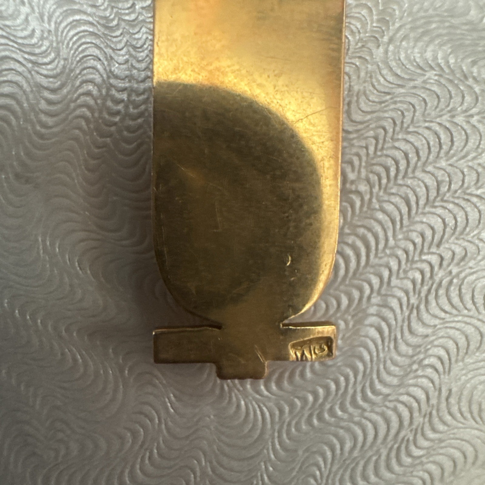 Vintage 18k Solid Gold Egyptian Cartouche Pendant