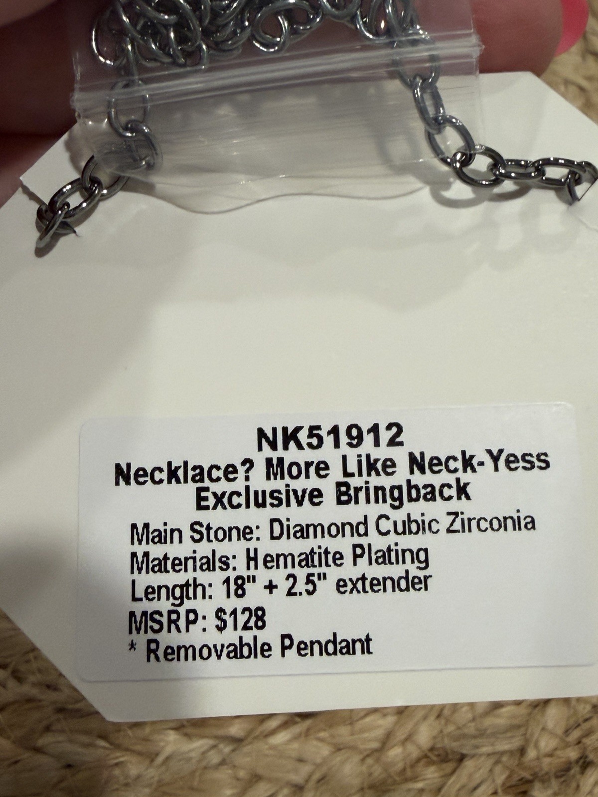 Bomb Party OG “Necklace? More Like Neck-Yess” Exclusive Bringback