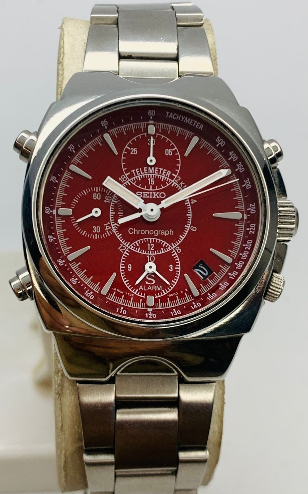 Vintage Seiko SUS Chronograph 7T32-9000 Men’s Quartz Watch