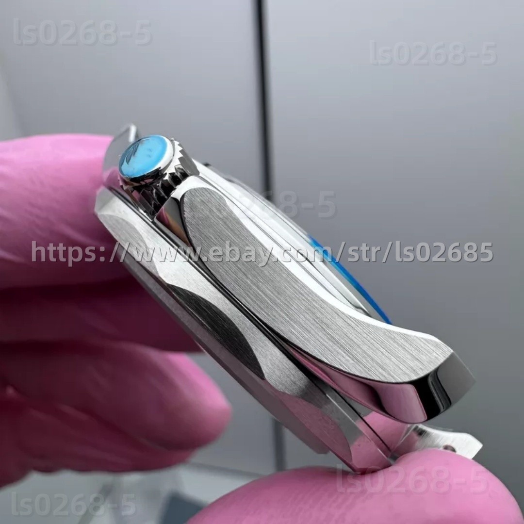 41mm Watch Components + Hands + Dial + Strap for 2824 2892 Movement