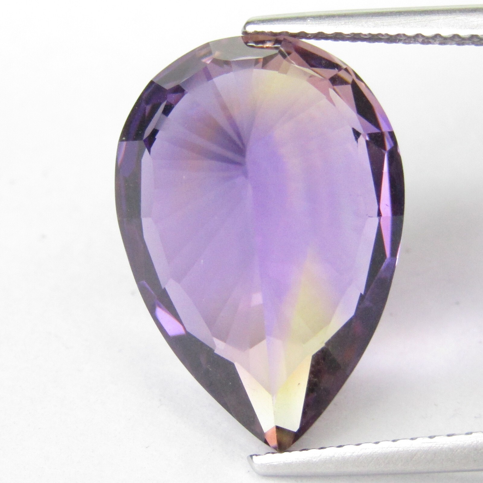 14.60Cts Beauteous Natural Bolivian Ametrine Pear Magic Cut Loose Gemstone