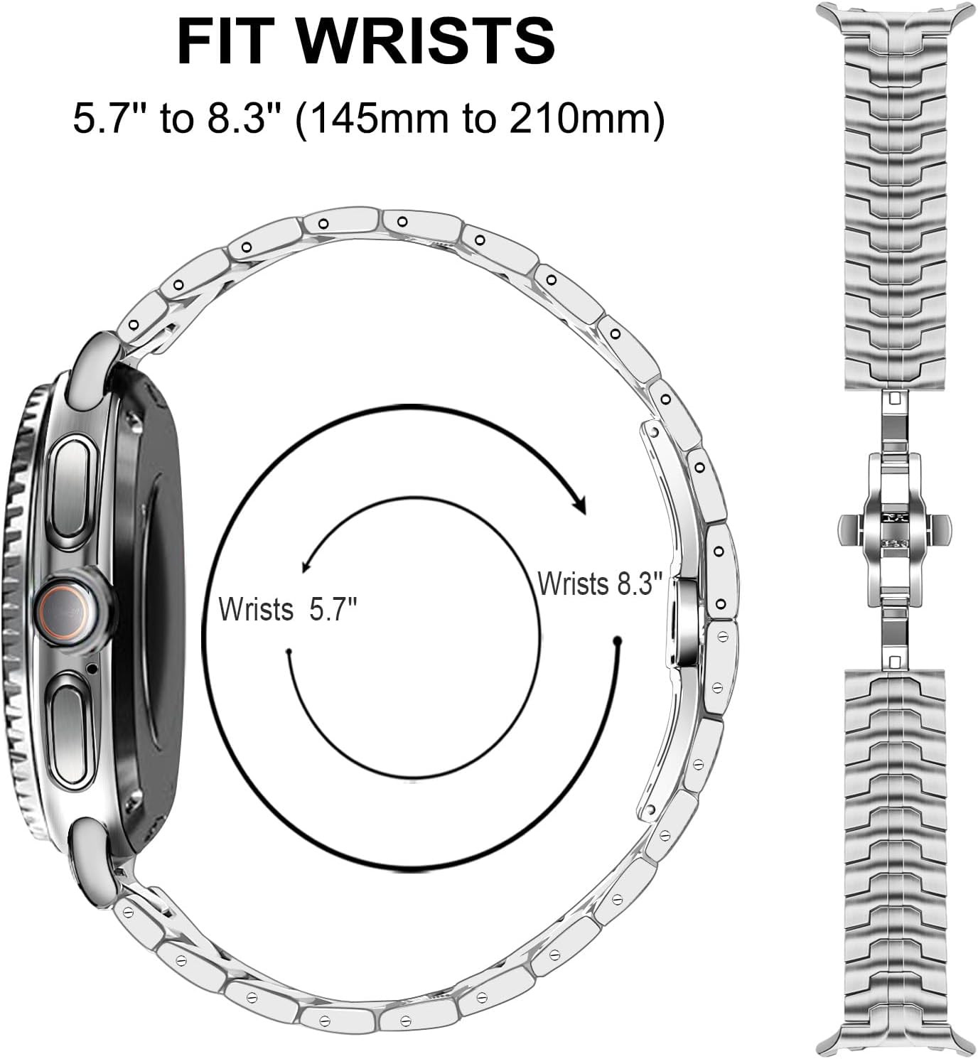 No Gap Band for Samsung Galaxy Watch 8 40Mm / 44Mm Watch8 Classic 46Mm 2025 Men