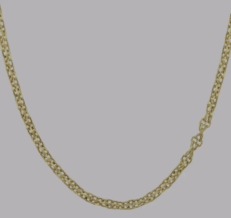 Citerna 9ct Yellow Gold Link Chain Necklace 46cm 3mm Hallmarked 375