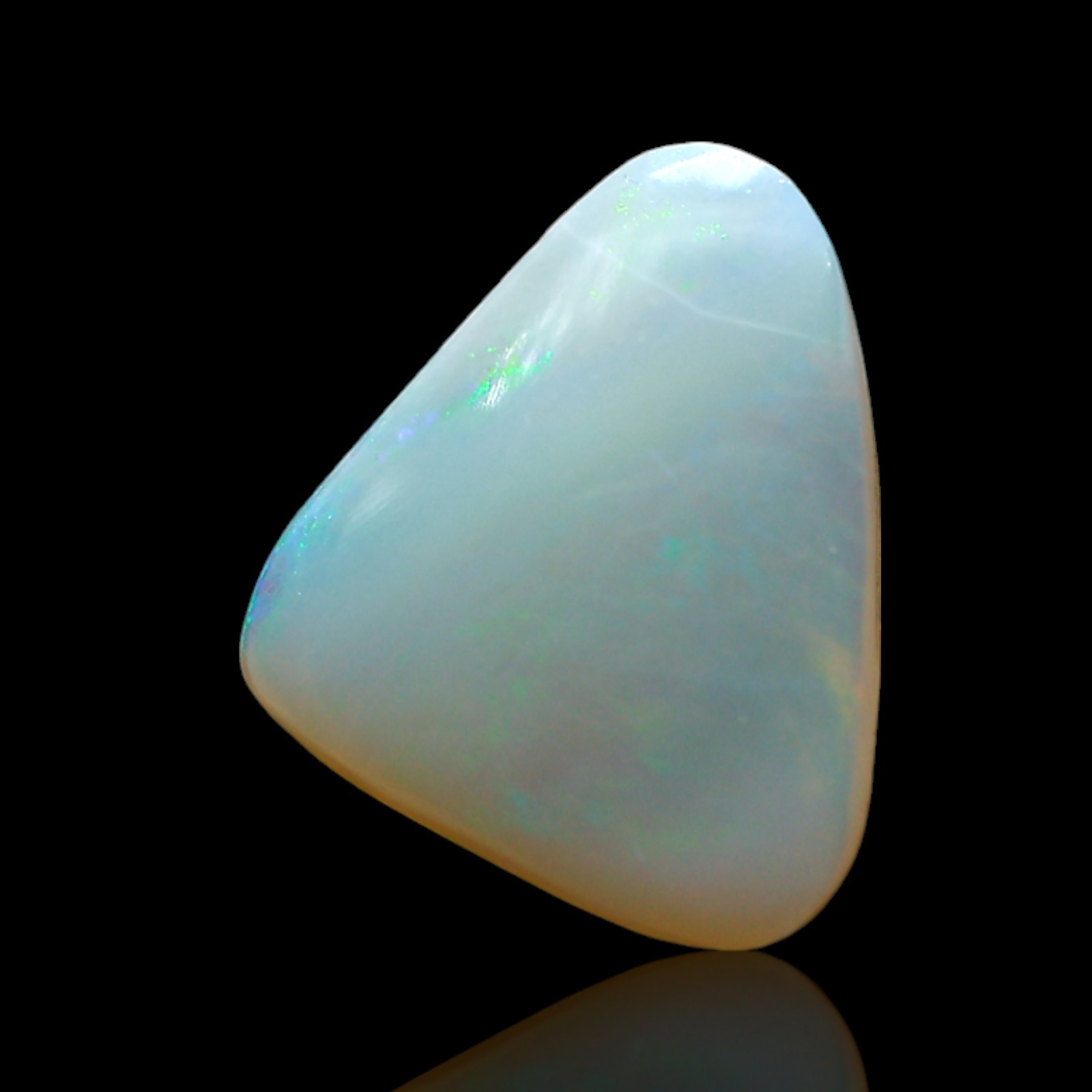 Natural Fire Opal Designer Pendant Supply Trillion Cabochon 2.00 Cts 11x10x3 mm