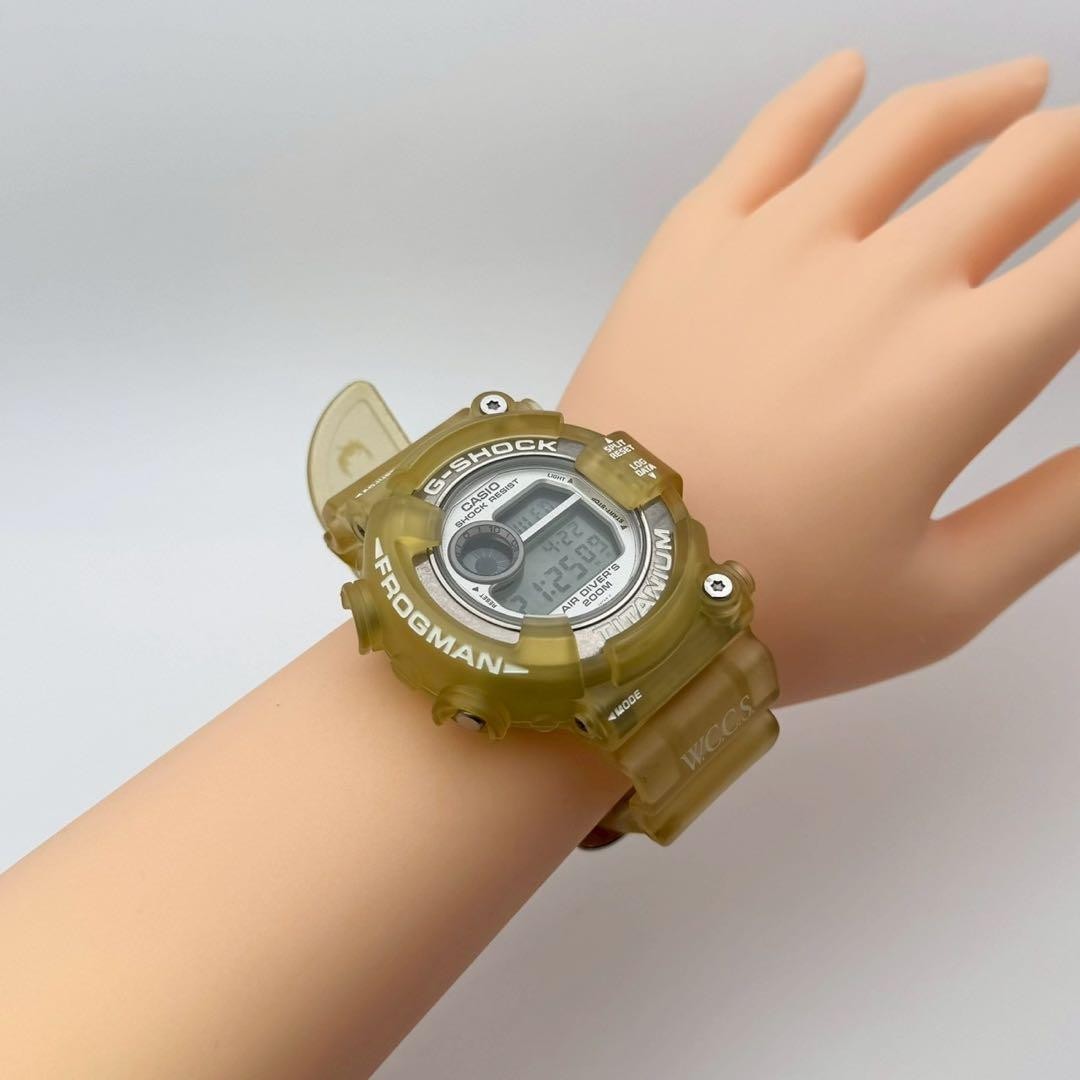 CASIO G-SHOCK Frogman DW-8201WC-8T Triple Manta WCCS Used from Japan
