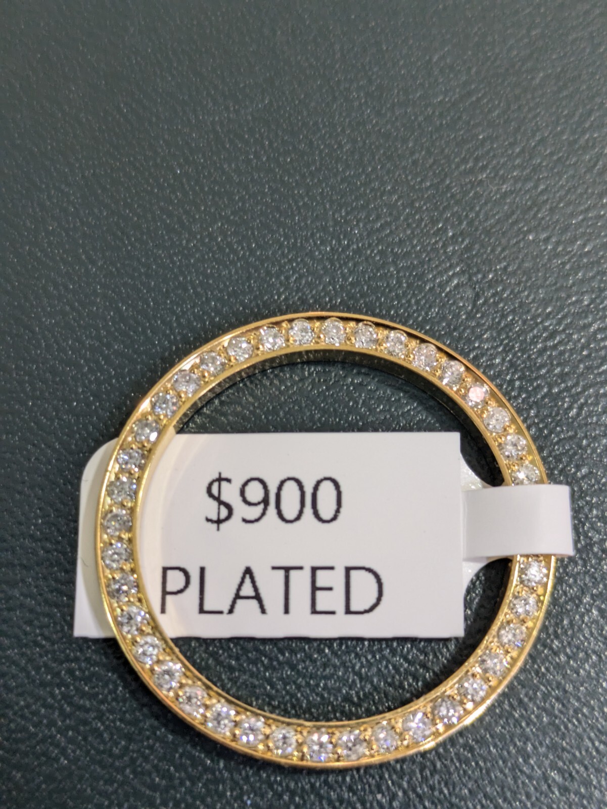 Custom SS PLATED Diamond Bezel for ROLEX Datejust Ladies 26mm 6917 69173 69178