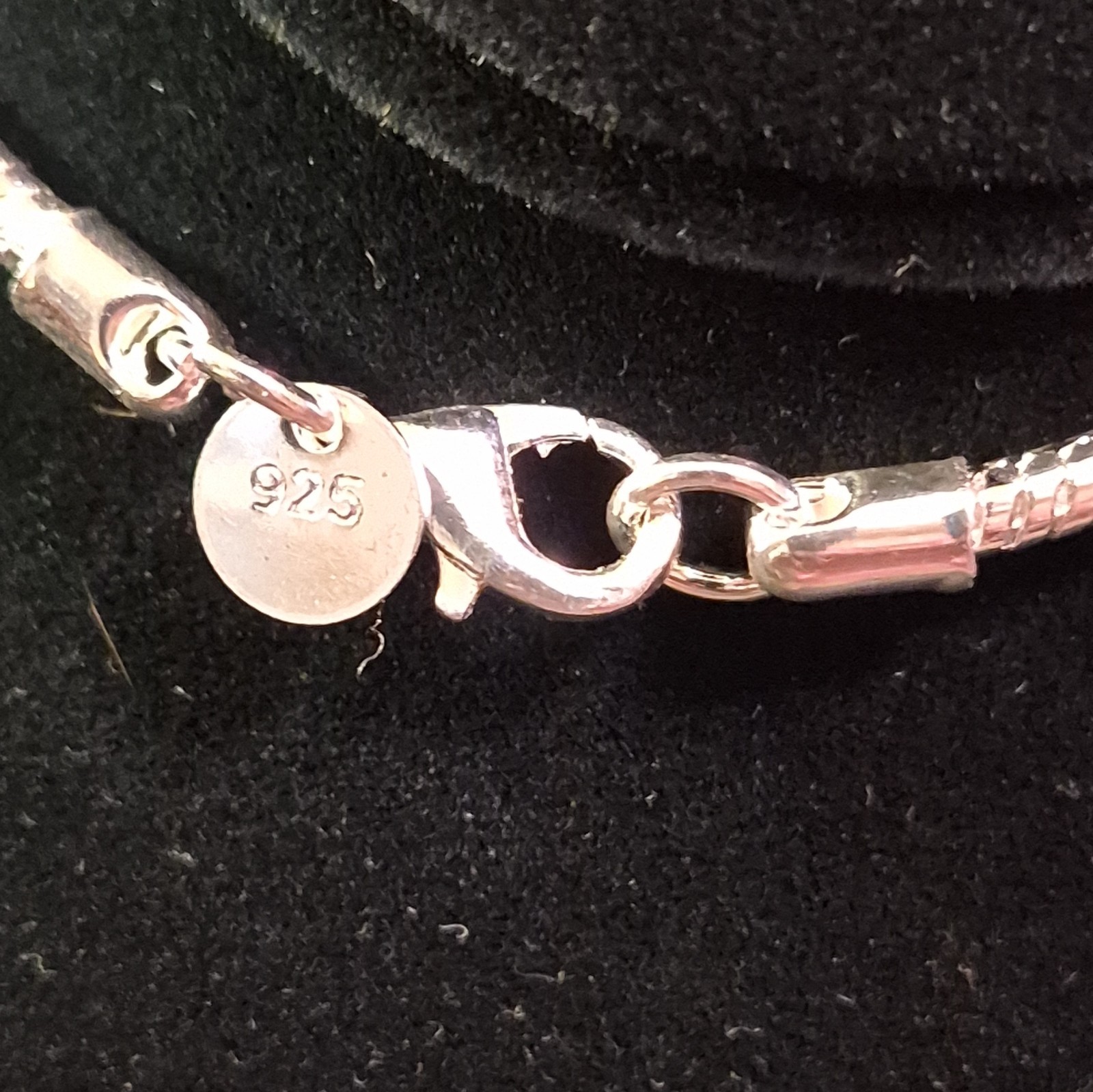 925 Sterling Silver Snake Chain Necklace, Lobster Clasp, Silver