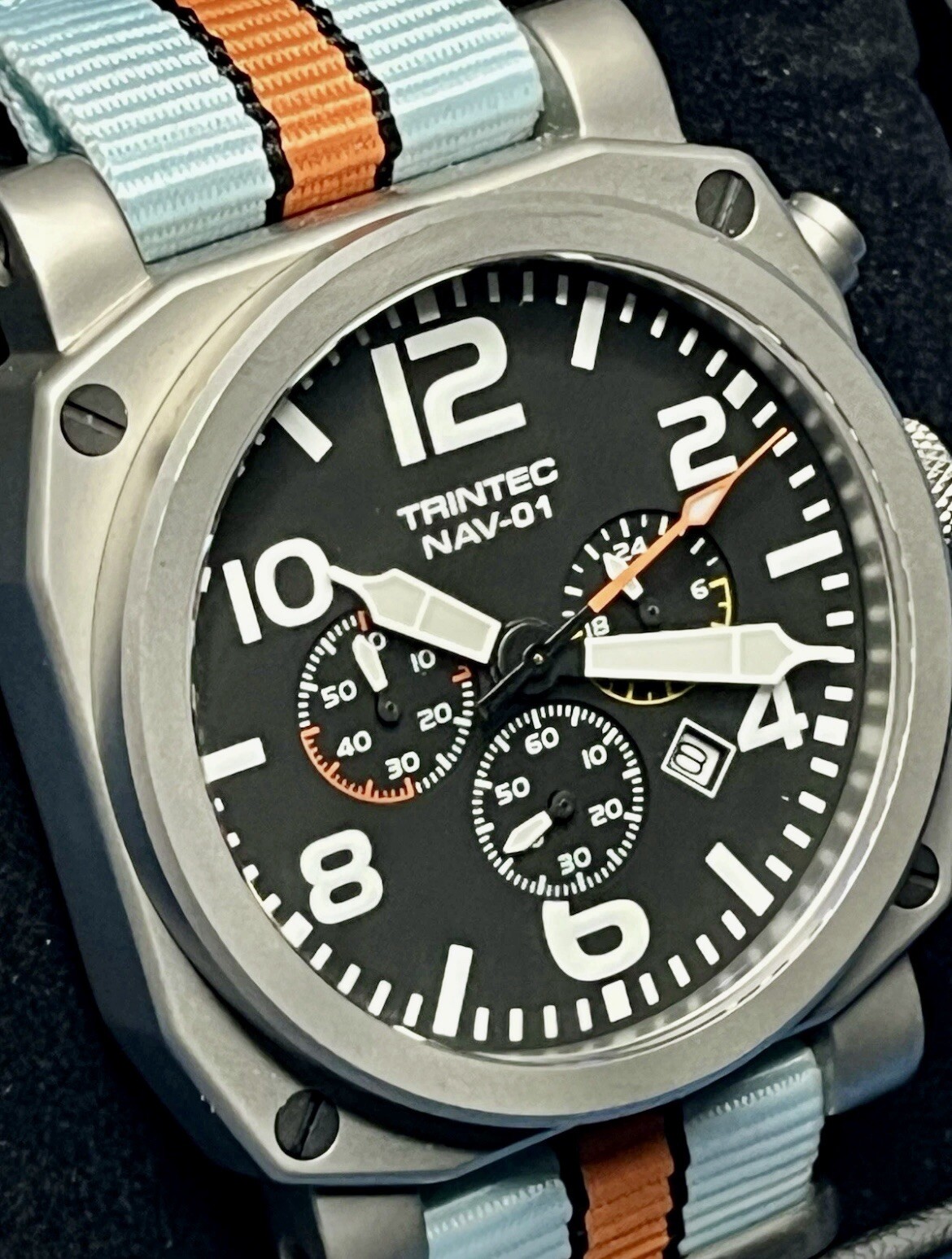 Trintec G Racing Porsche Inspired NAV-01 Chronograph / Stainless / Quartz watch