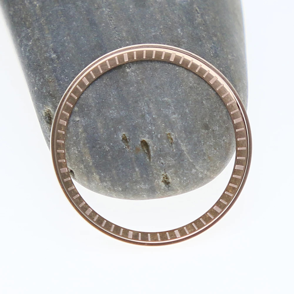 316L Steel Chapter Ring With Marker For Turtle Style Case Back Dot Mod Part