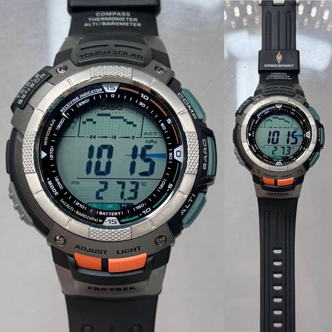 CASIO PROTREK PRW 1000J Radio Solar Black