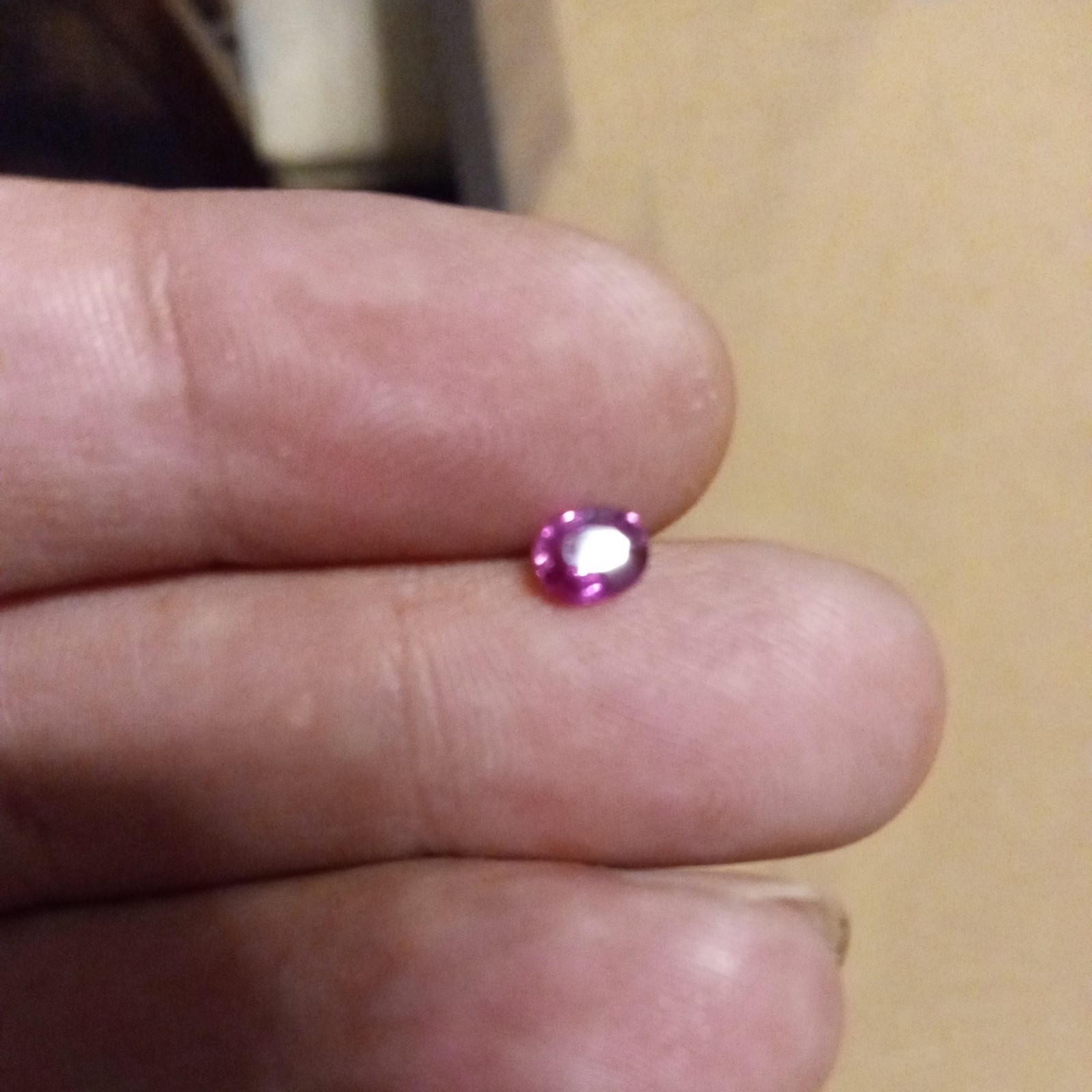 .57 ct natural purplish pink sapphire unheated oval shaped gorgeous 😍