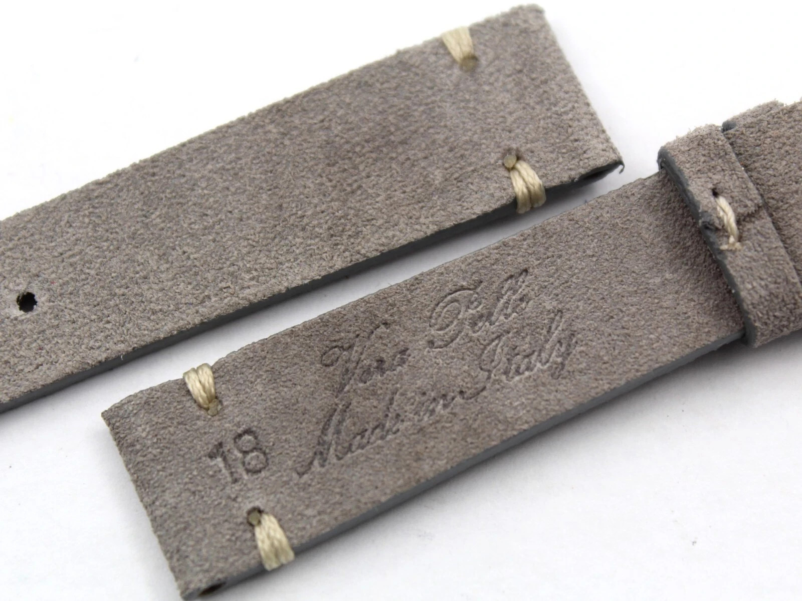 Strap Band Leather Suede Grey Various Sizes Steel Buckle Top Quality Sport