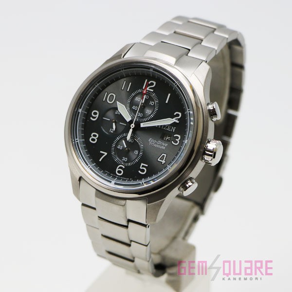 CITIZEN Eco Drive Watch Titanium Chronograph Overseas Model CA0810 88X