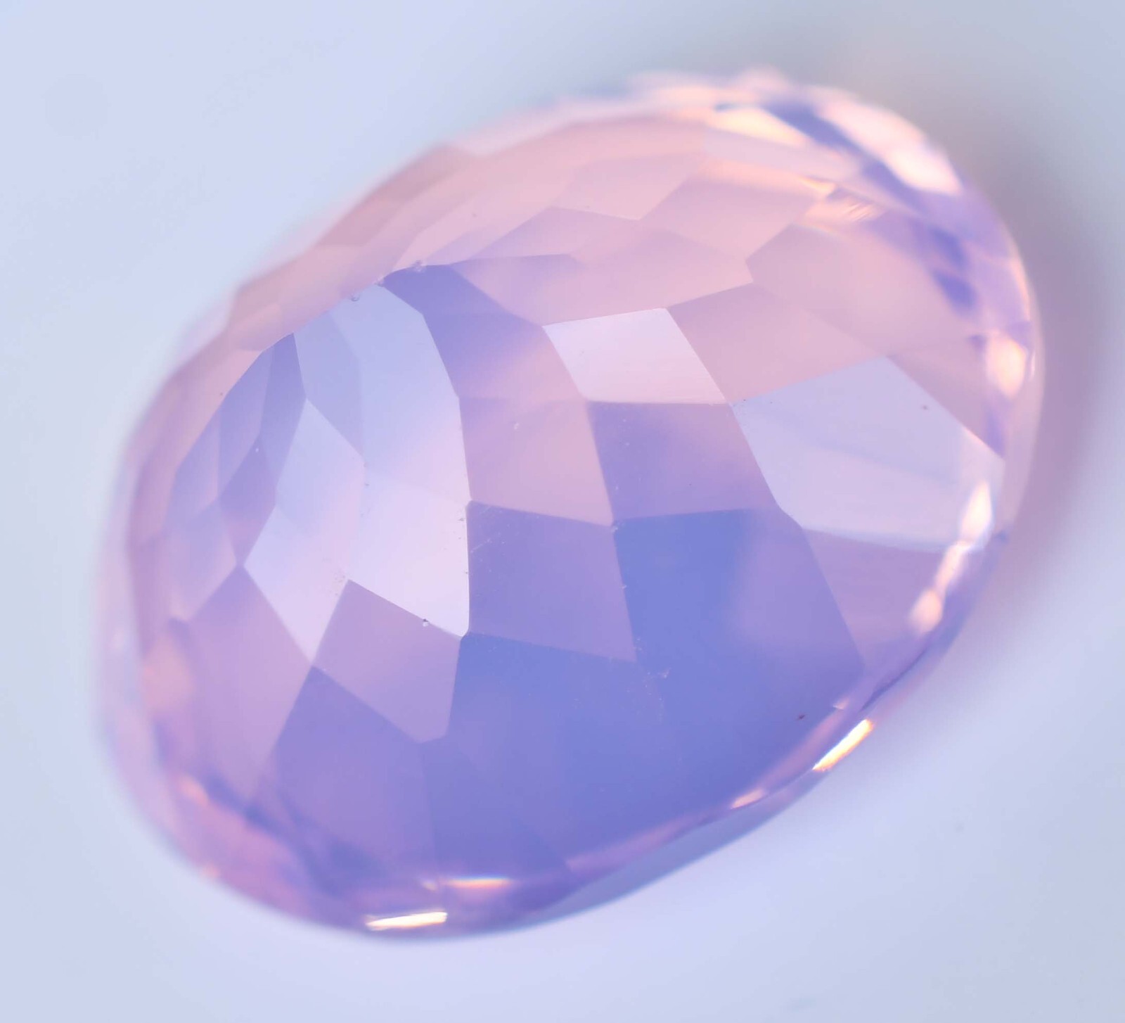 Natural Pink Opal 39.80 Ct Oval Welo Untreated Australian Certified Gemstone