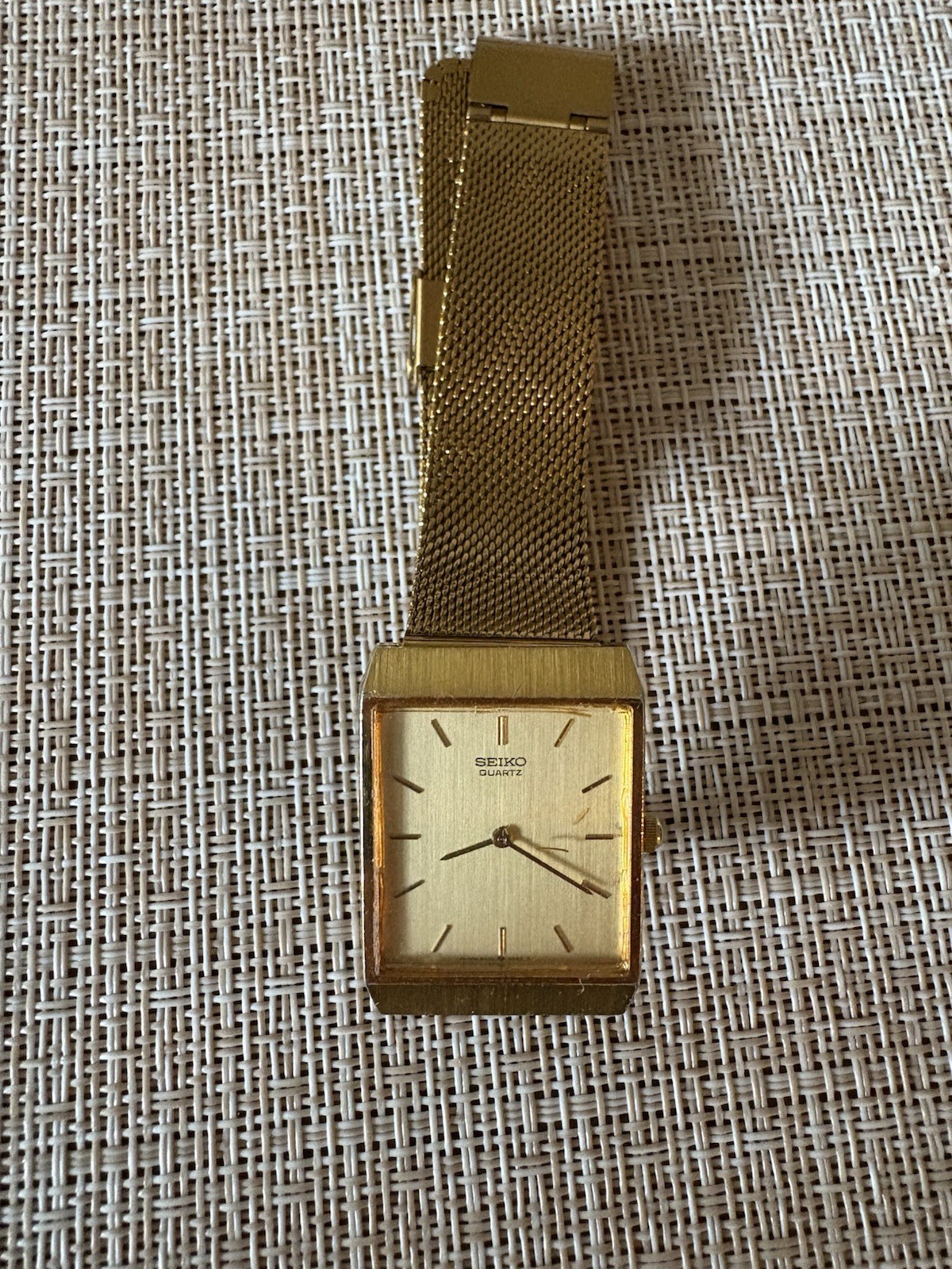 Seiko Lassale Unisex Quartz Watch Vintage, Gold-Tone, Ultra Slim