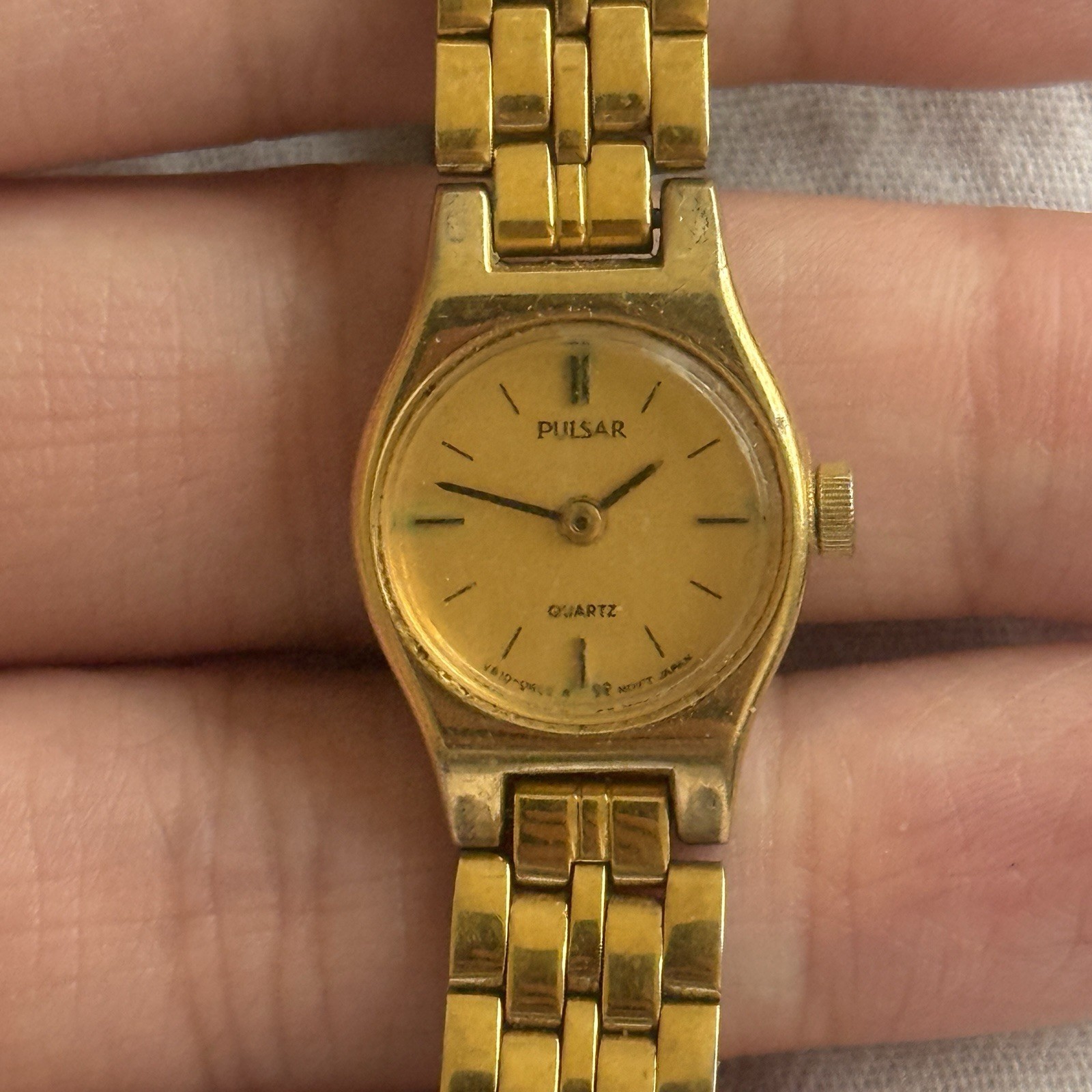 Pulsar Women’s Gold Stainless Steel Watch