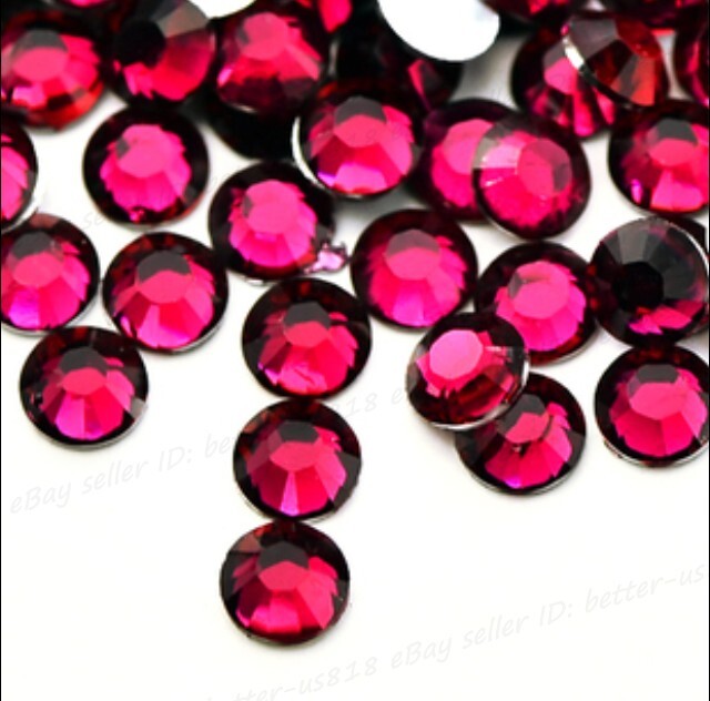 Crystal Flat Back Round ACRYLIC Hydro Gemstone 3 mm 4 mm 5 mm 6 mm 7 mm 8 mm