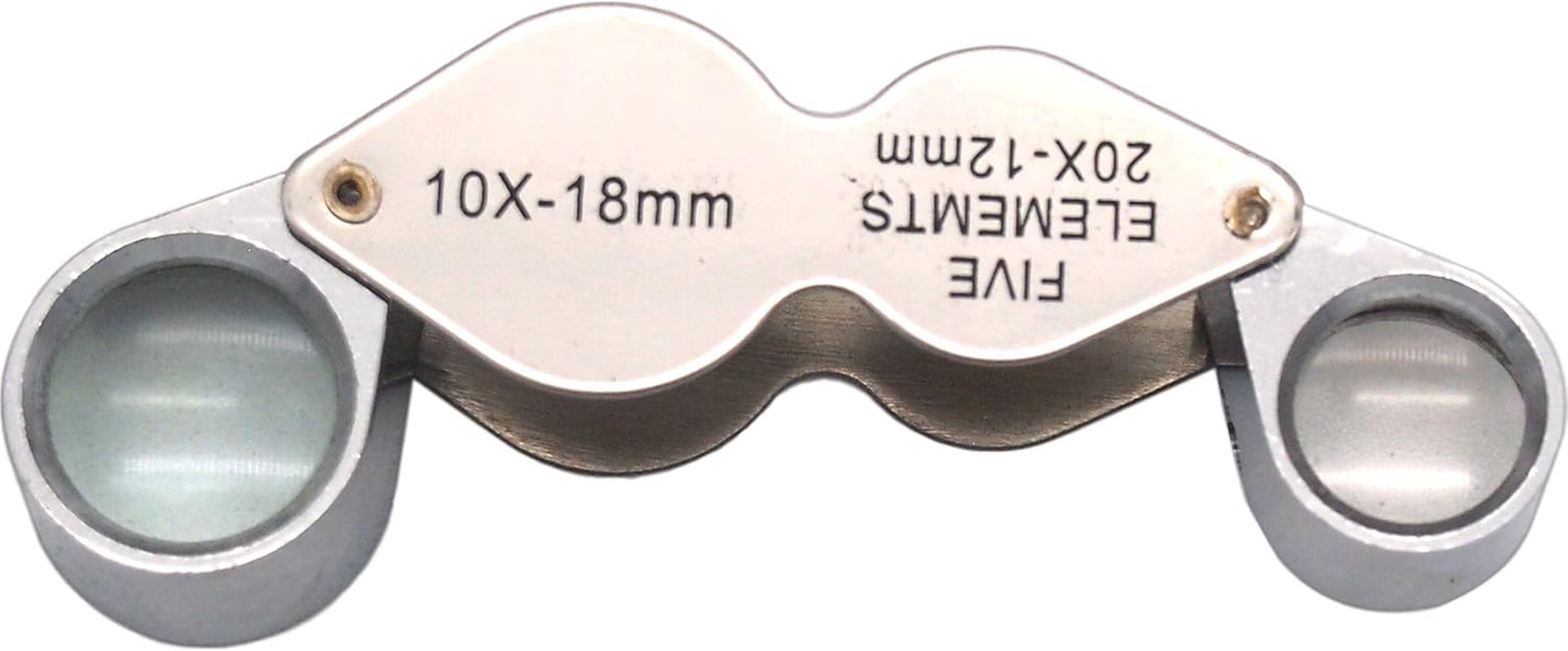 Premium Quality Jeweler’S 2-In-1 Eye Loupe 10X 20X – Triplet & Five Elements – C