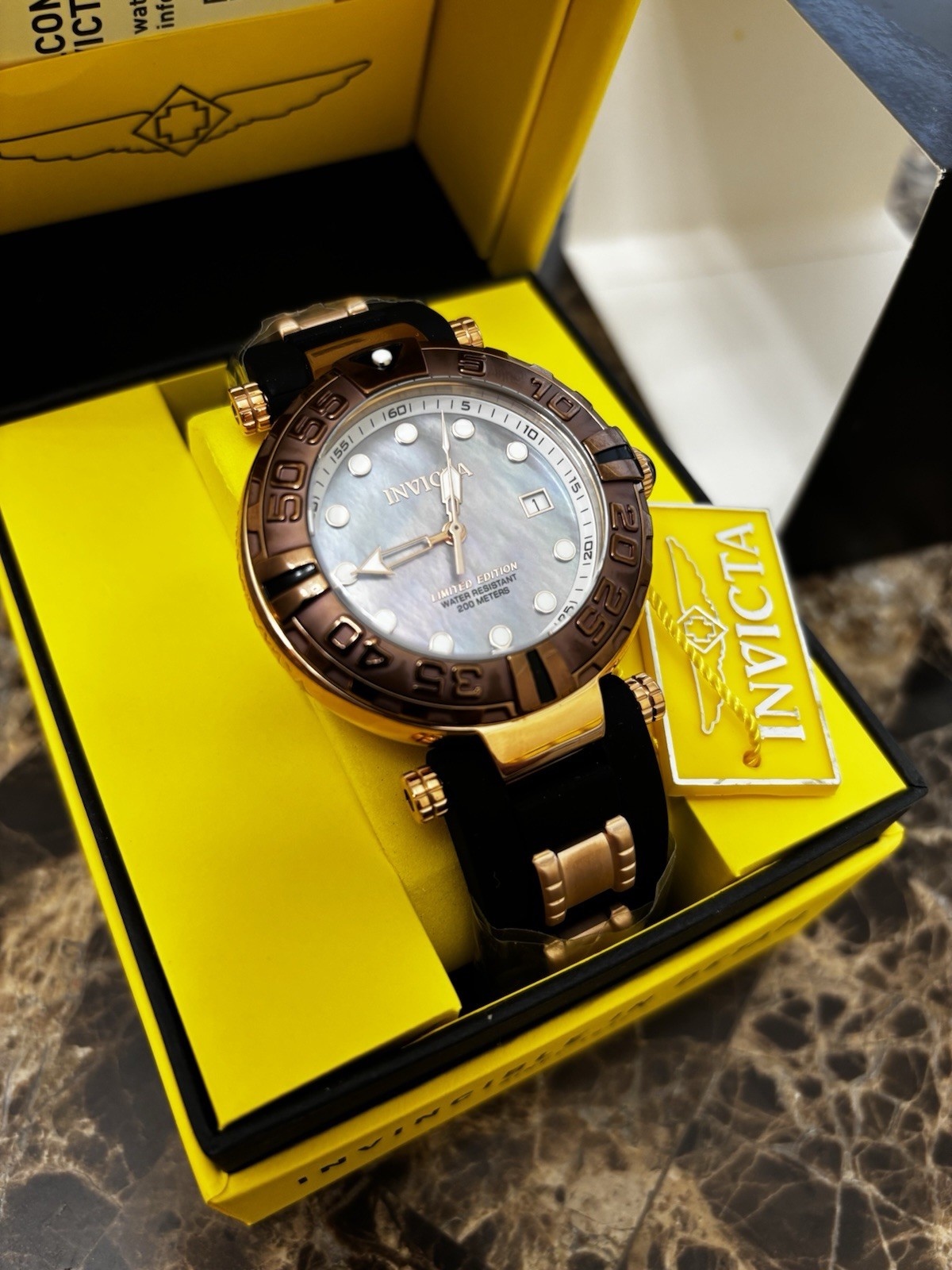 INVICTA Subaqua Noma 1 Limited Edition 44053 Platinum Mother Of Pearl 47mm