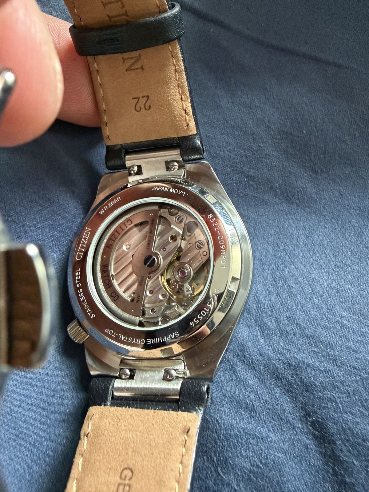 Citizen Tsuyosa Sapphire Crystal Automatic Gray Dial NK5010-01H