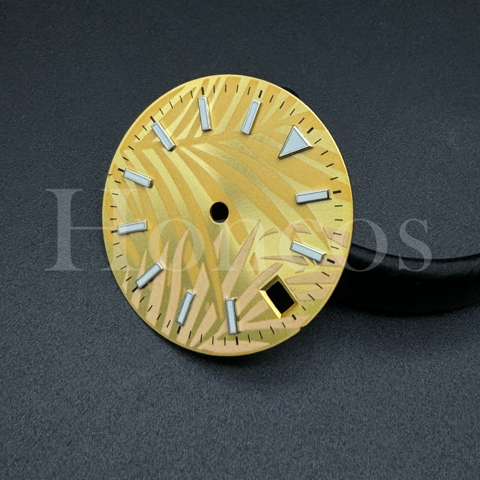 28.50MM Explorer Palm Leaves Dial Fits for Japan NH35/36/4R/7S Auto Movement GD