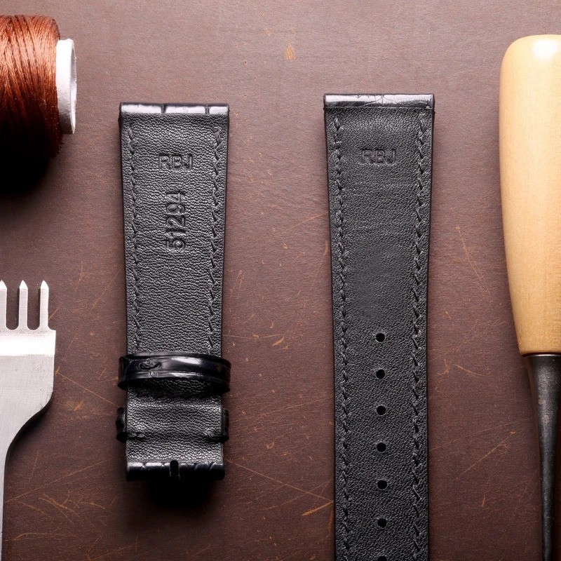 Handmade Alligator Crocodile Leather Strap for IWC Portugieser Pilot 20-22mm