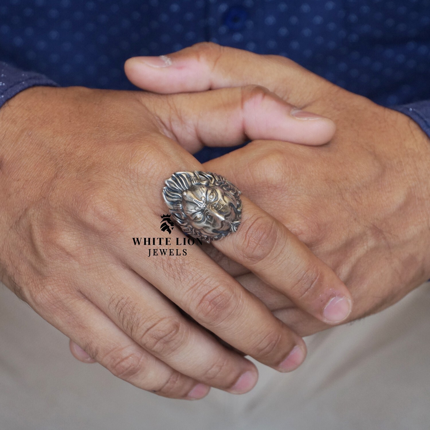 Legendary Garuda Bird love Creature Beast 925 Silver Biker Rider Men’s Ring Gift