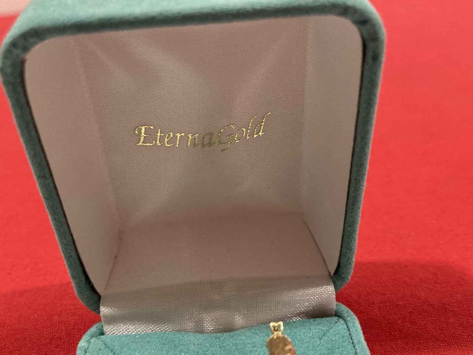 NEW EG EternaGold 14k Solid Yellow Gold Etched Round HOLLOW HOOP EARRINGS 1.96g