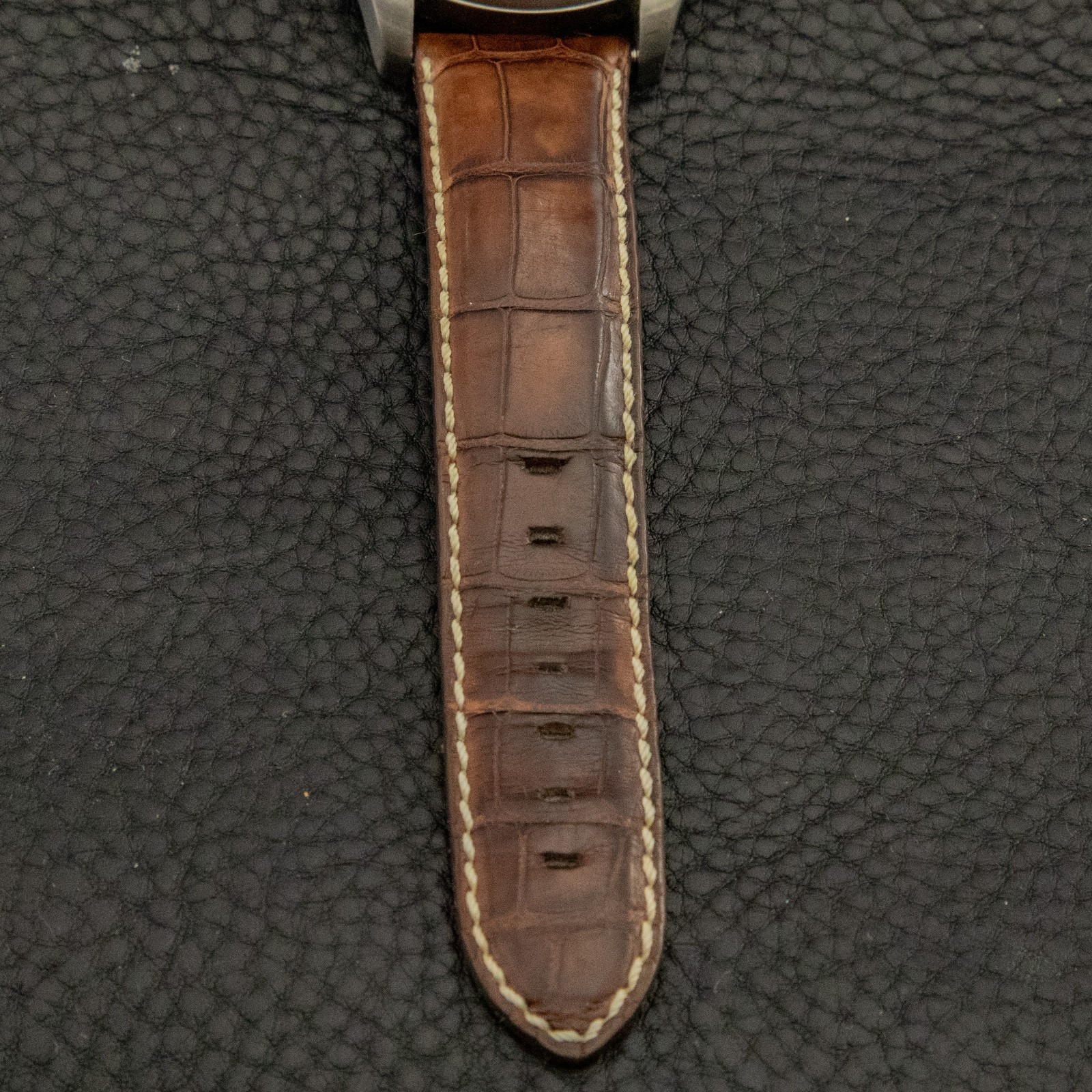 Ernst Benz 47mm ChronoScope GC10118 Parchment Dial Leather Strap – Rare