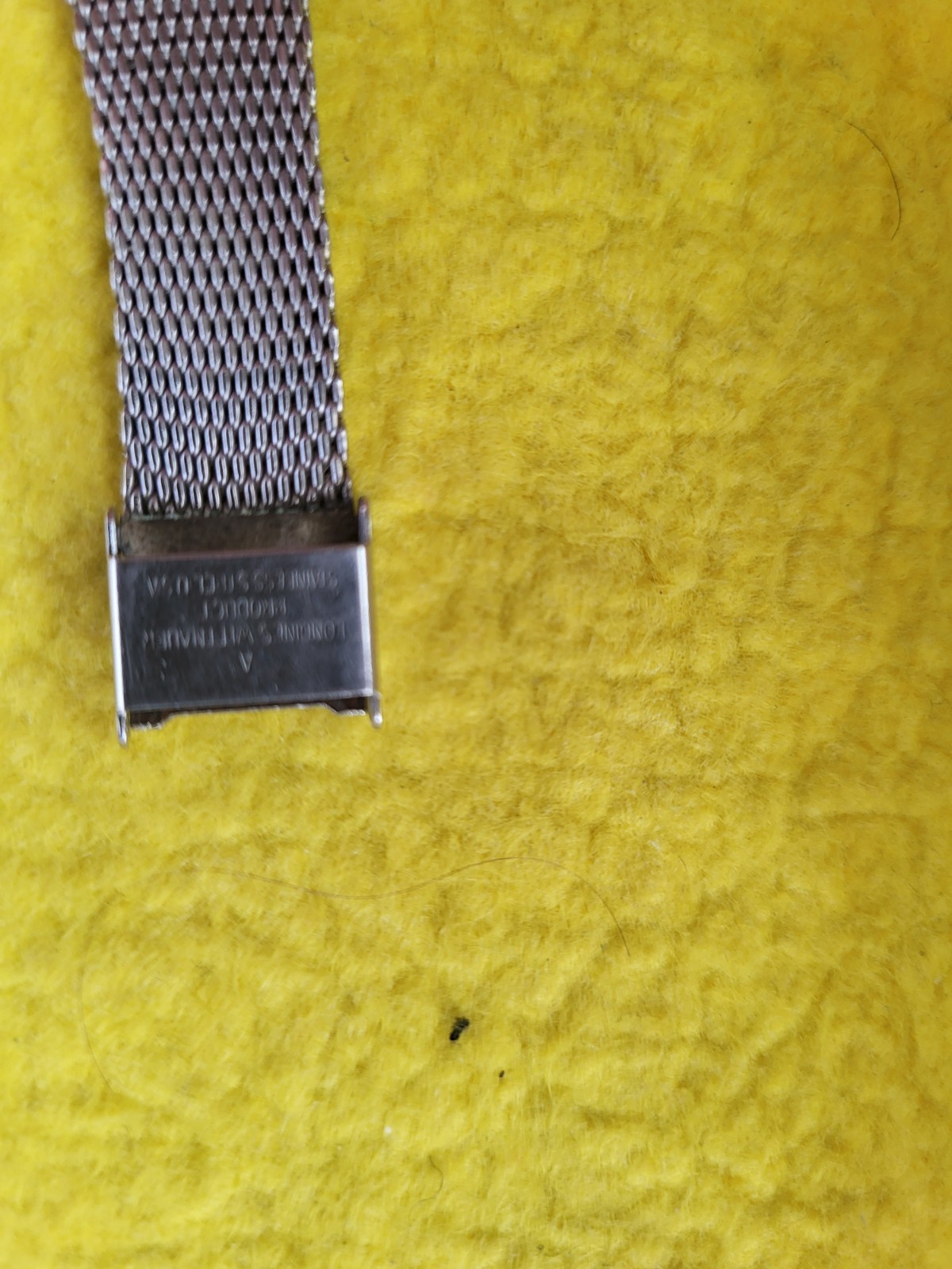 WITTNAUER /Longines WATCH- 1OK RPG BEZEL- Milanese Mesh band made by Longines