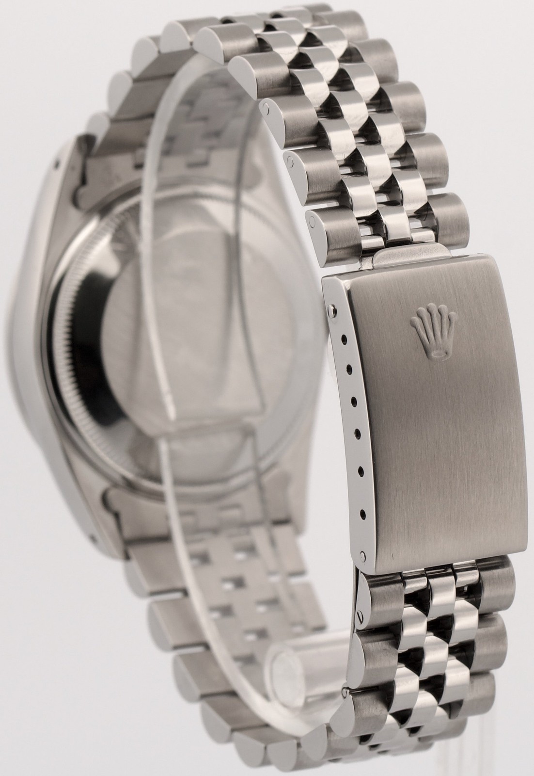 1995 PAPERS Rolex Oyster Perpetual Date 34mm BLUE Stainless JUBILEE 15200 BOX