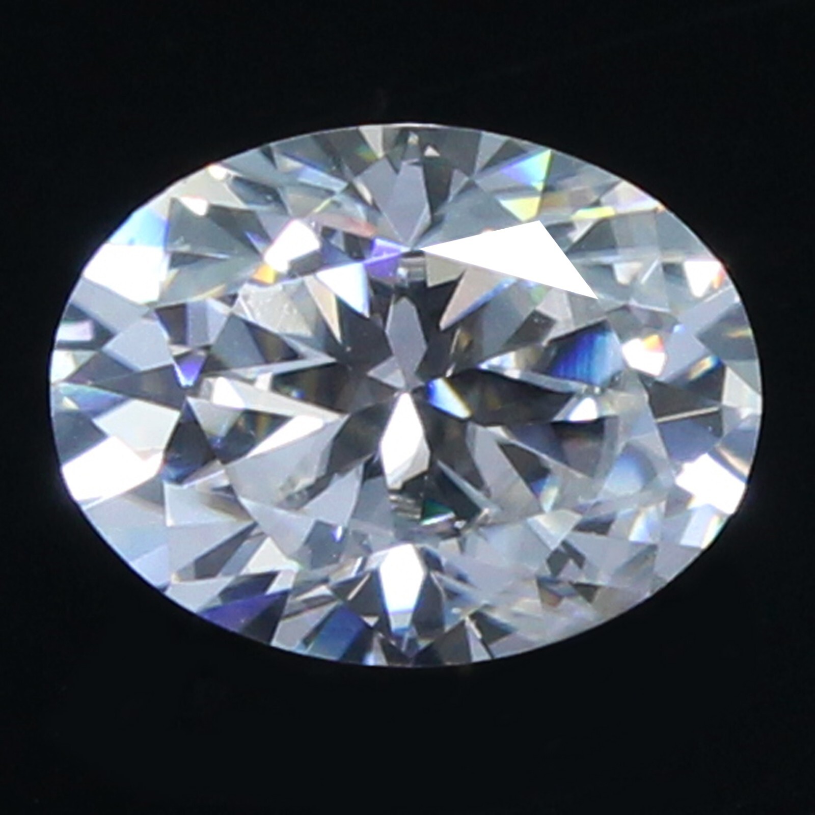 Natural DE Color VVS1 Certified Excellent Cut 9×7 MM Oval White Loose Diamond