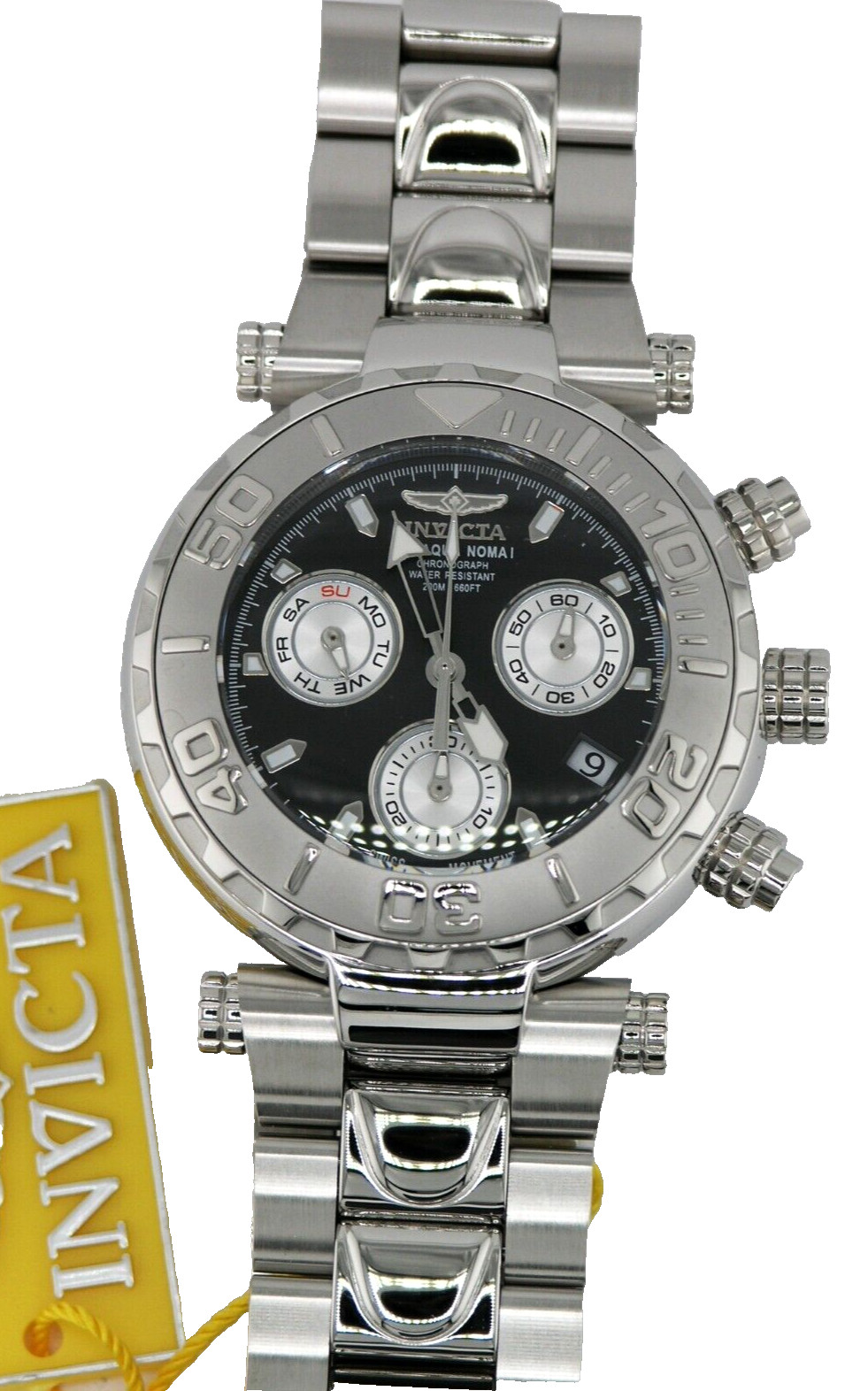 NEW INVICTA 25797 SUBAQUA NOMA I SWISS CHRONOGRAPH BLACK DIAL WATCH 47MM LIMITED