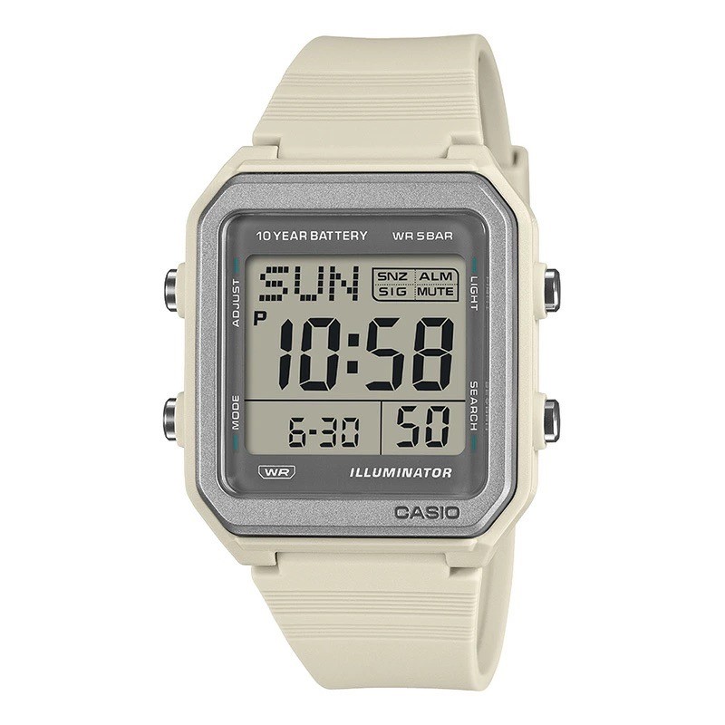 CASIO Collection STANDARD Watch W-221H-8AJF Ivory Unisex Japan First Shipping