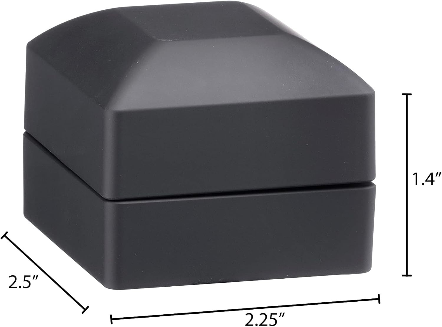 Allure – Luxury Ring Box with LED Light, Square Shaped Elegant Diamond Ring Case