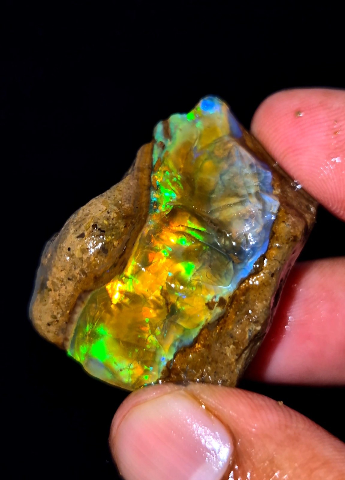 Natural Ethiopian Fire Opal Rough Luxury Fire Opal Rough Top Grade Fire Opal,