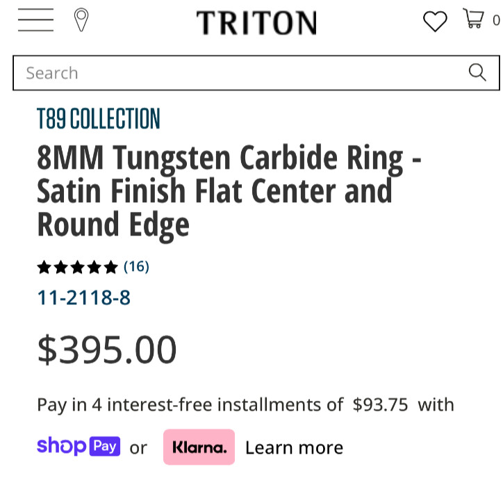 Triton mens ring