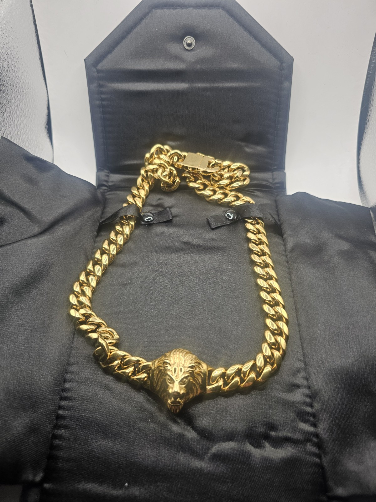 Daniel Steiger Golden Lionheart Necklace