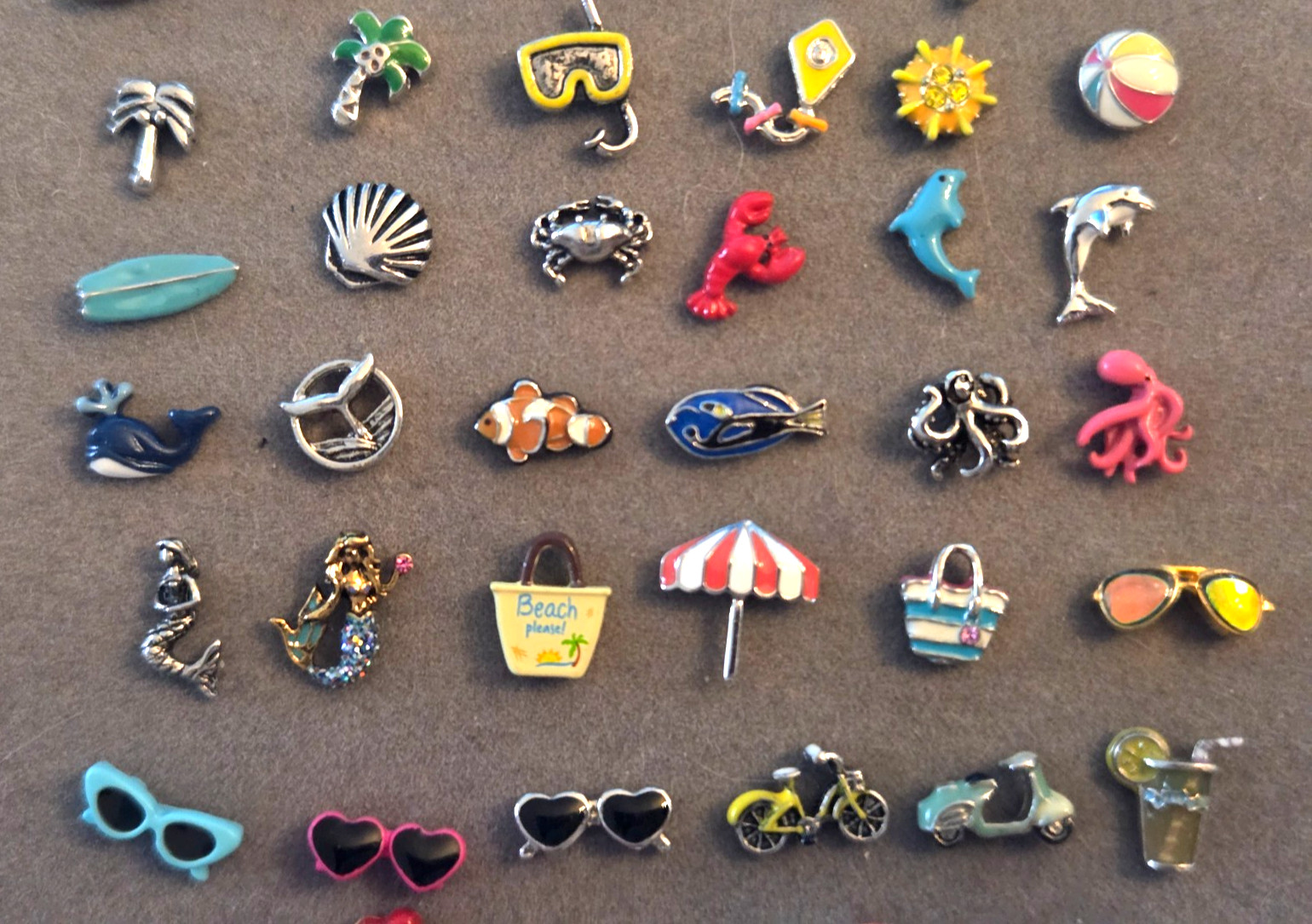 Origami Owl Beach Ocean Travel Sea Vacation Charms NEW Authentic *YOUR CHOICE*