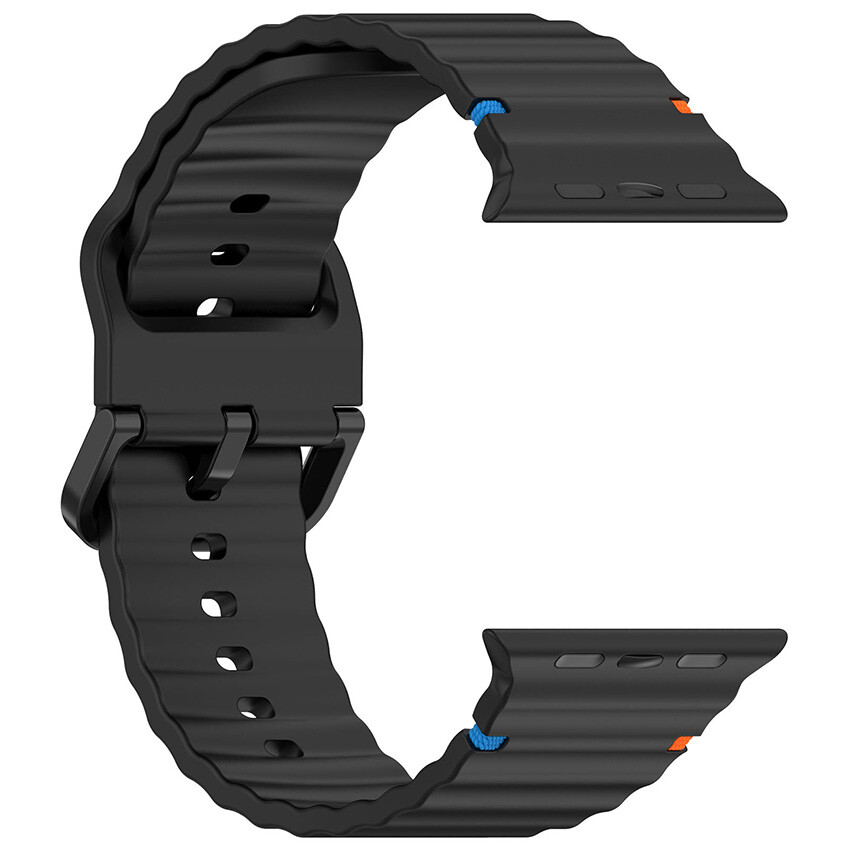 Silicone Watch Strap 42mm 44mm 45mm 49mm For iPhone Watch 1/2/3/4/5/6/7/SE/Ultra
