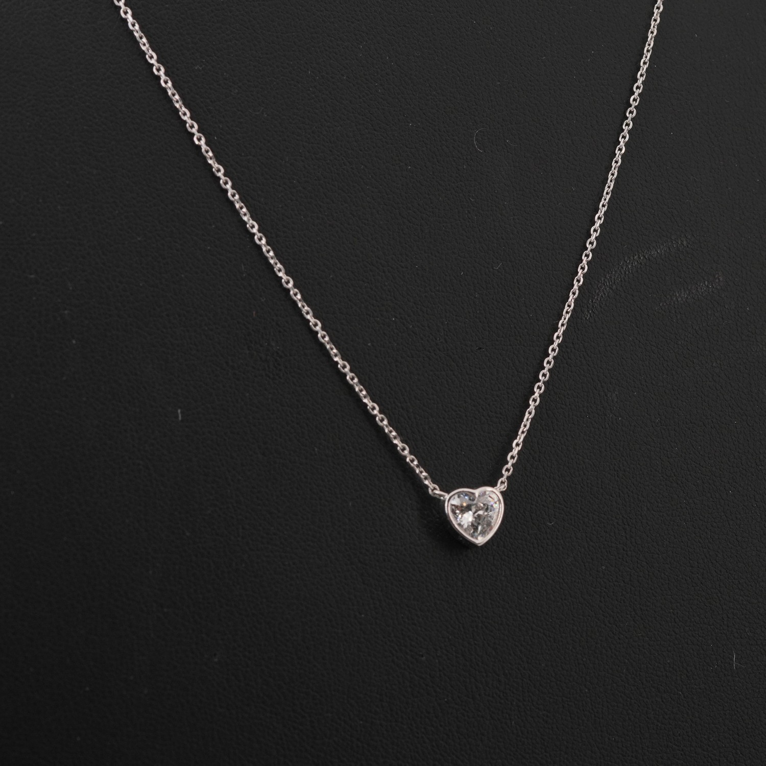 3.75g Vintage 925 Sterling Silver Crystal & CZ Slide Pendant Necklace 16in China