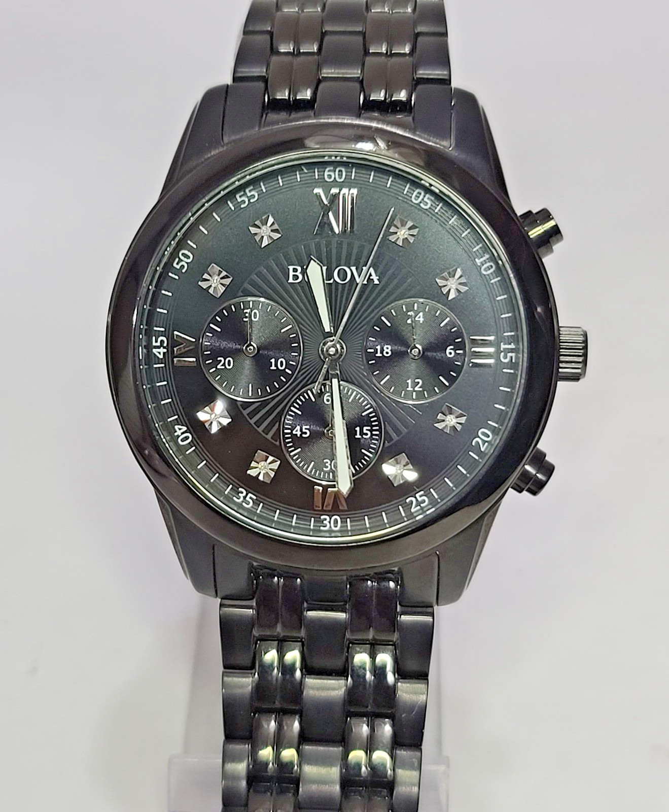 DGN-011328 BULOVA CLASSIC CHRONOGRAPH STAINLESS STEEL MEN’S WATCH MB5-292