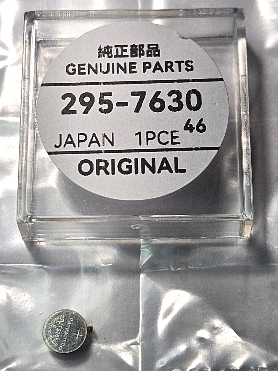 MT516F Citizen Eco-Drive 295-7630 Rechargeable Battery Capacitor FREE SHIP&TRAK