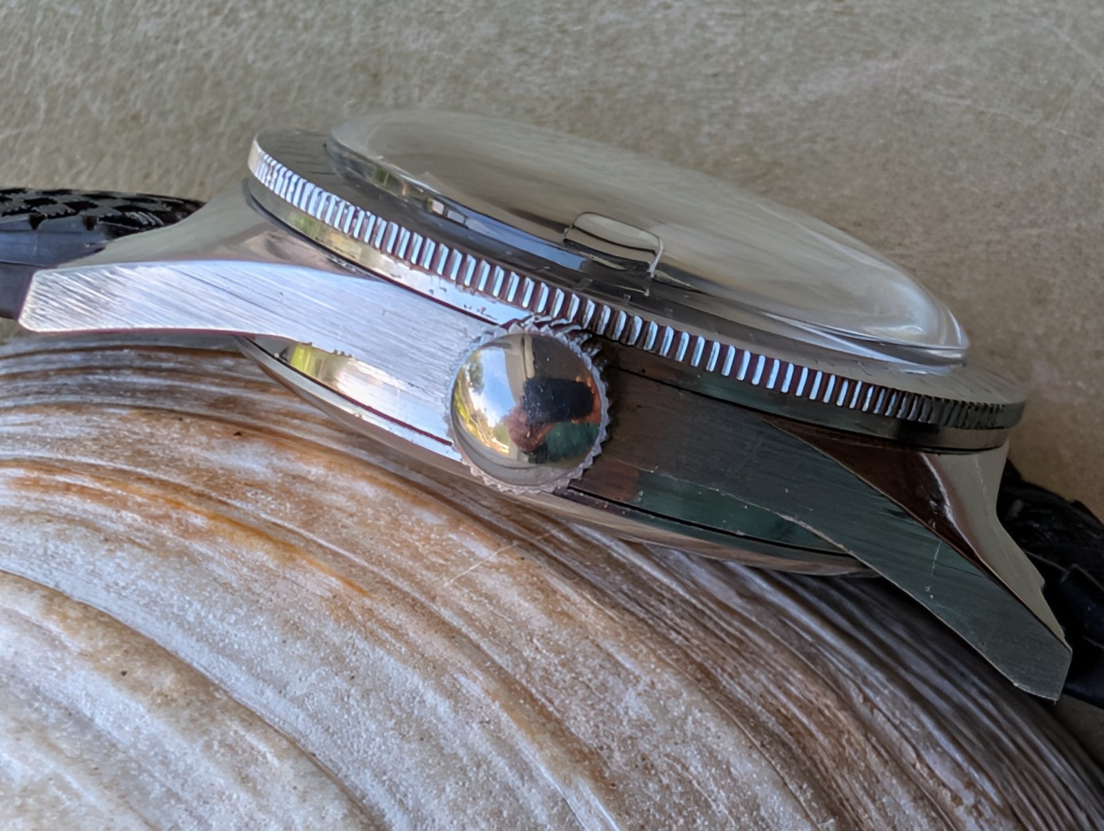 Vintage 1960’s Andre Bouchard Nautoscaph 30 ATM All SS Diver w/ETA 2452 Mvmt