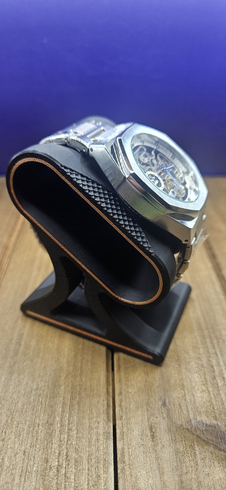 Forsining TM343 Men’s Automatic Skeleton Watch Stainless Steel New w/ Box
