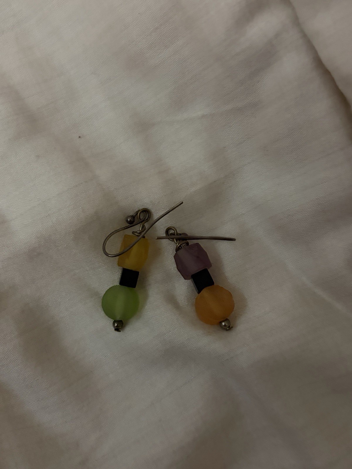 Lot of 10 Pairs Food & Drink Theme Multicolor Dangle Earrings Hook Closure