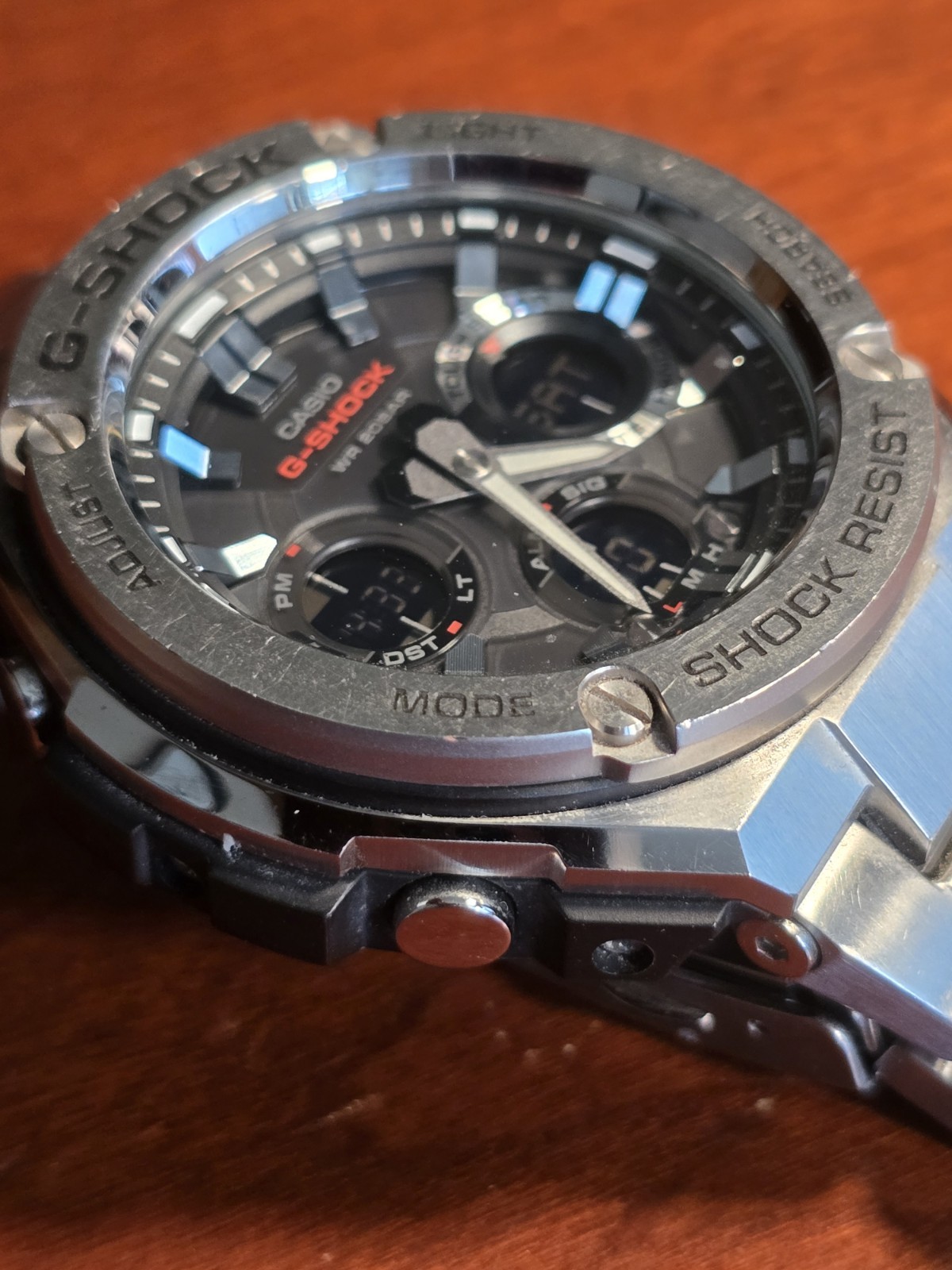 Casio G-Shock G-Steel GST-S110D-1A Tough Solar Stainless Steel Men’s Watch