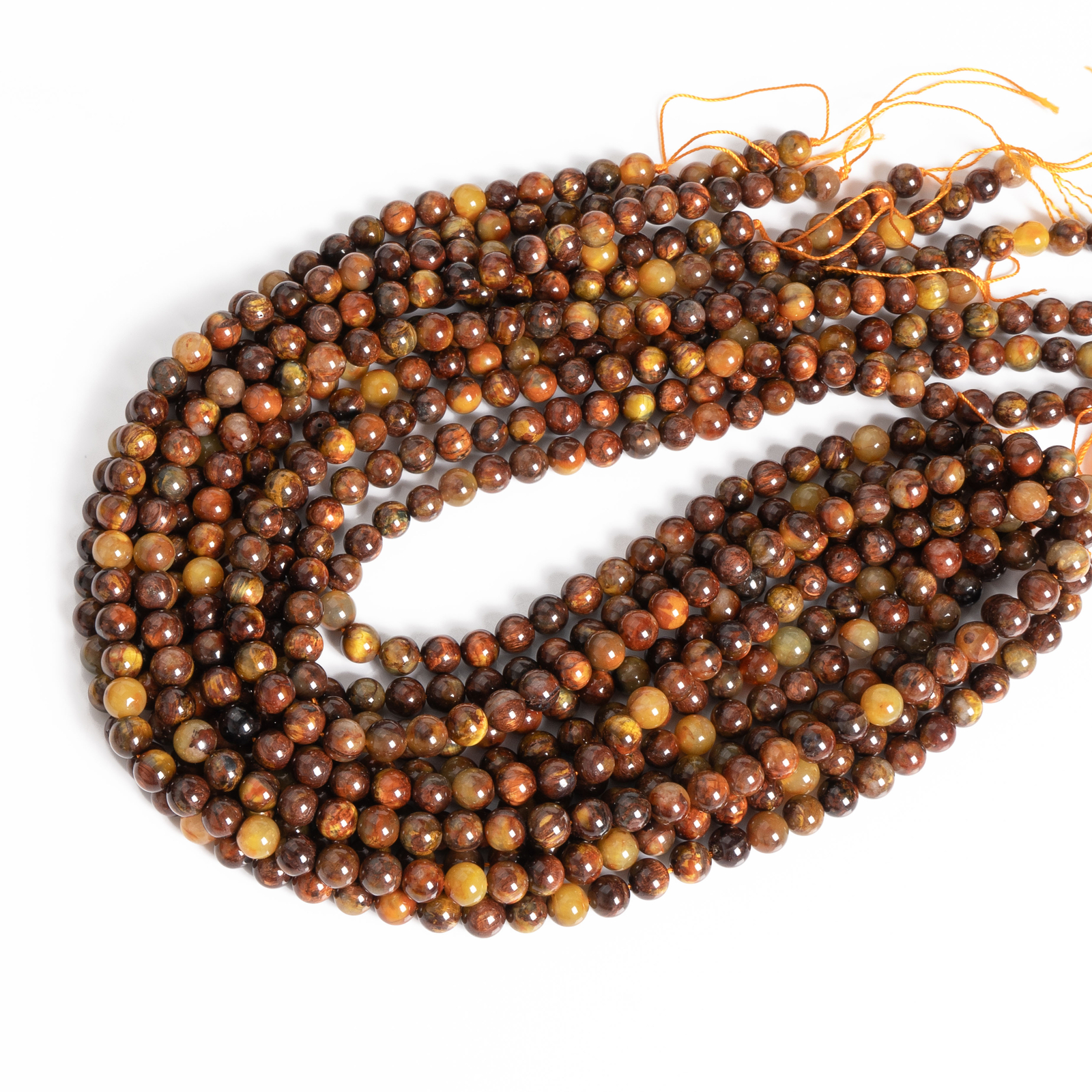 Genuine Natural Red Brown Pietersite Bead AAA Round Loose Beads 7/8/9/10/11/12MM